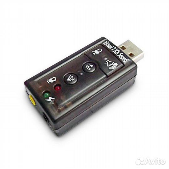 Звуковая карта USB с кнопками