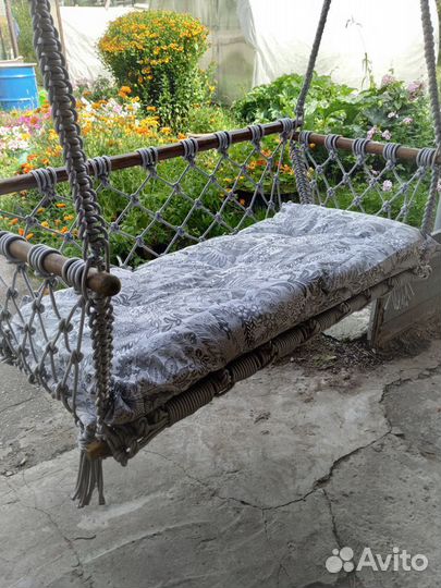 Подвесной диван - гамак - качели - макраме