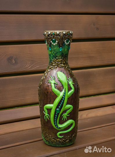 Декорированная ваза. Хозяйка Медной горы