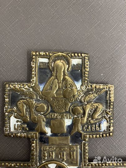 Непрестольный крест распятие 38/17,5