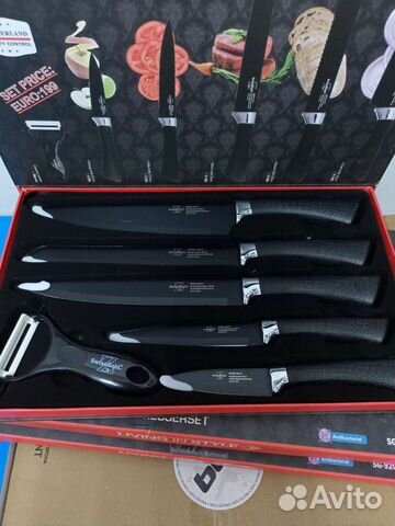 Набор ножей в подарочной упаковке новый