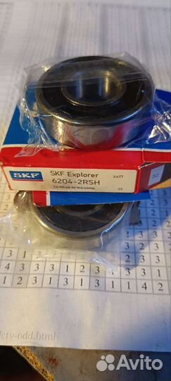 Продам подшипники SKF 6204