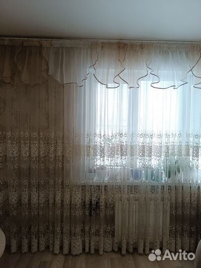 Тюль с ламбрикеном
