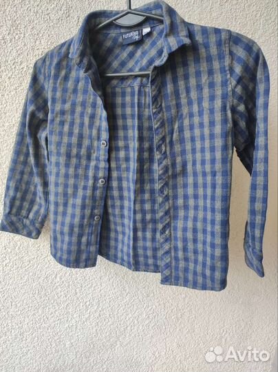 Рубашка тёплая детская 116р