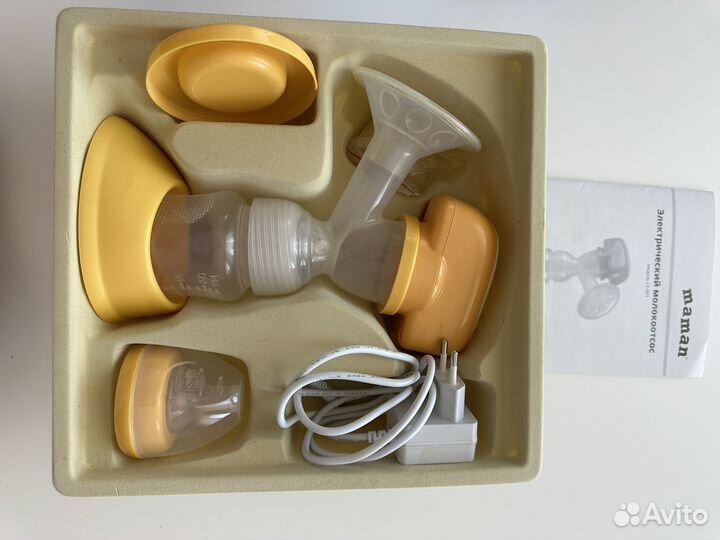 Молокоотсос электрический, пакеты грудного молока