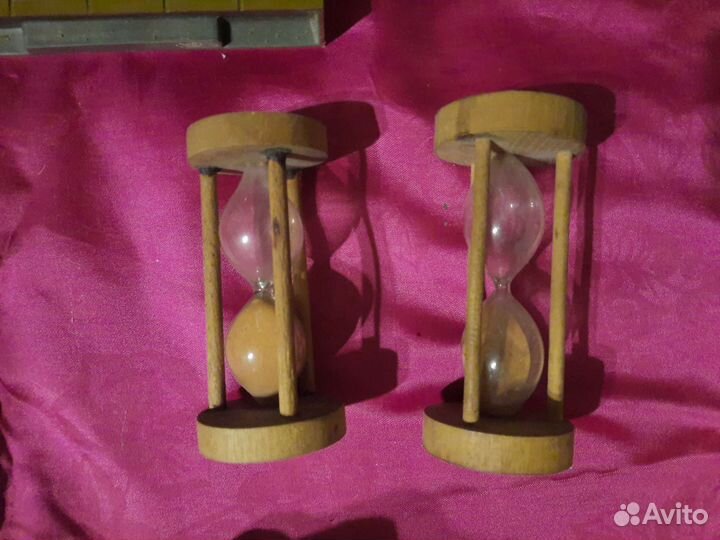 Песочные часы ретро винтаж сувенир СССР декор