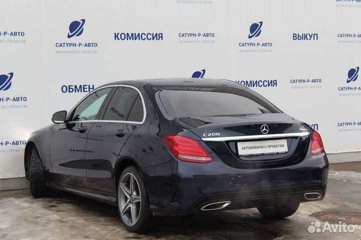 Mercedes-Benz C-класс 2.0 AT, 2017, 121 000 км