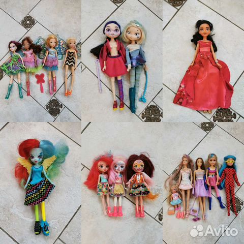 Куклы winx, сказочный патруль, барби, enchantimals