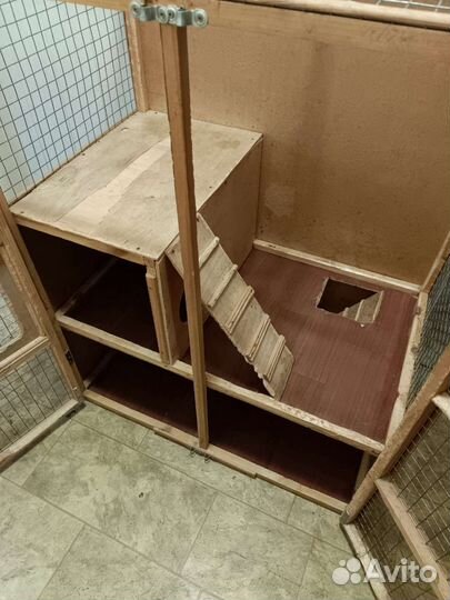 Клетка витрина для шиншилл