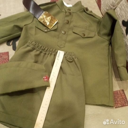 Детский военный костюм девочке