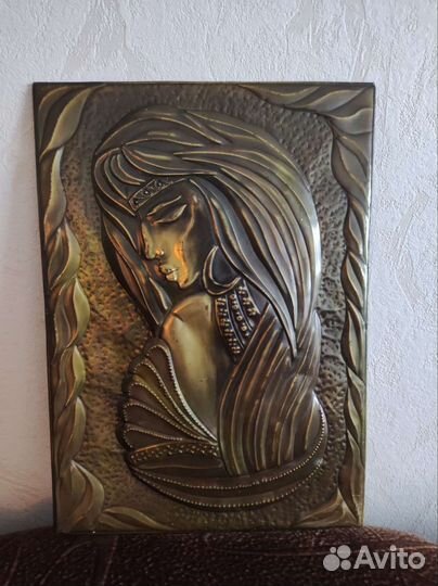 Пано-чеканка из меди