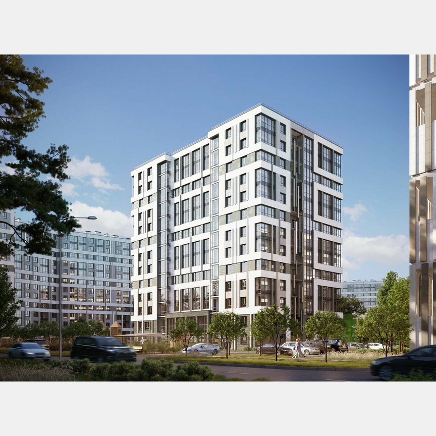 2-к. квартира, 56,6 м², 3/13 эт.