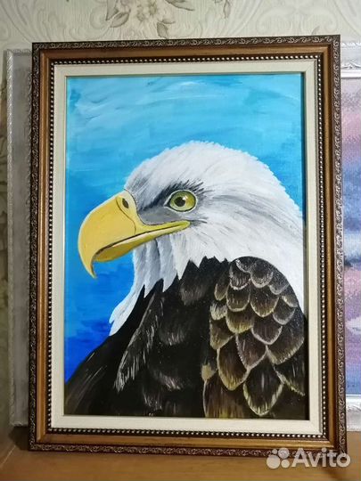 Картина маслом на холсте Орел