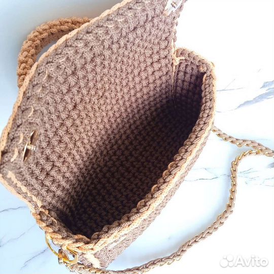 Cумка вязаная, ручная работа