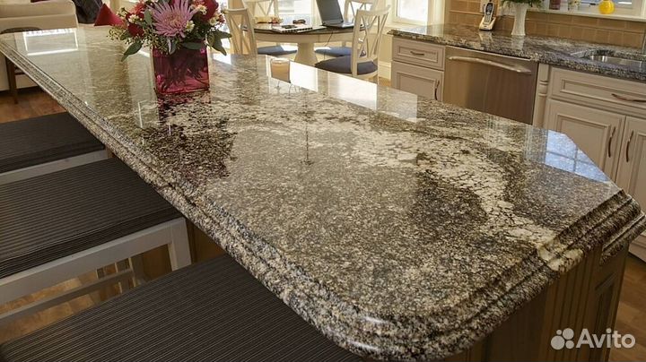 Мраморная столешница для кухни натуральный камень