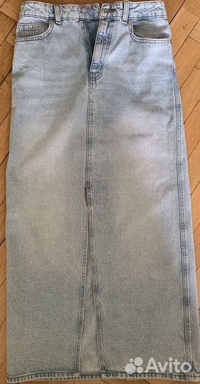 Джинсовая юбка миди Mango aida, S