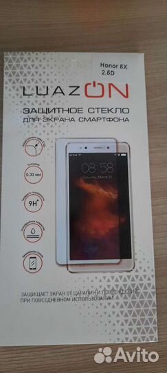 Защитное стекло 2.5D LuazON для Honor 8X