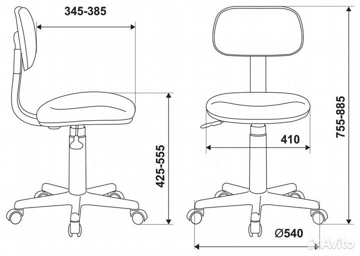 Компьютерное кресло CH-W201 новое с доставкой