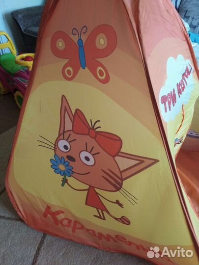 Детская палатка три кота
