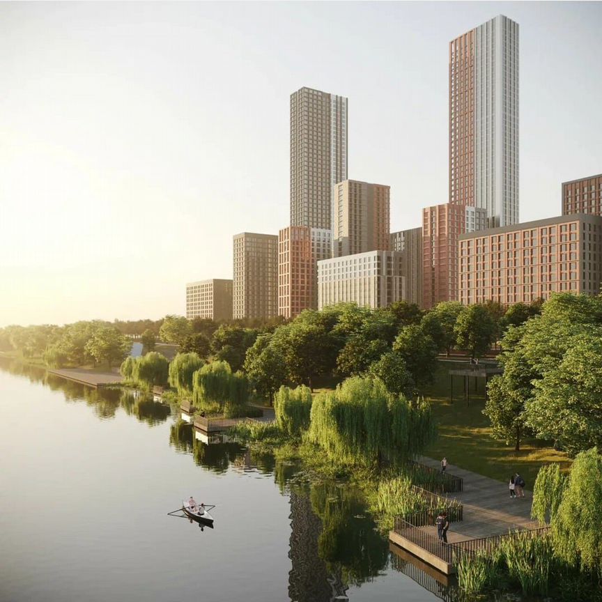 2-к. квартира, 56,6 м², 6/55 эт.