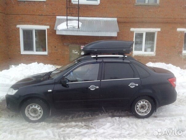 Автобоксы на крышу Ветлан 350 л на Nissan Patrol