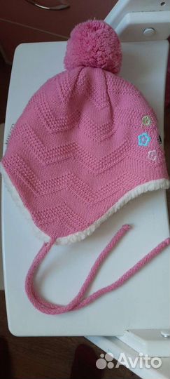 Шапка для девочки зимняя