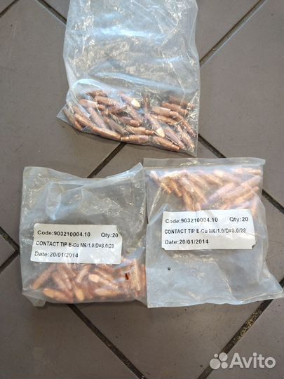 Наконечник токопроводящий E-CU M6/1.0/D8.0/28