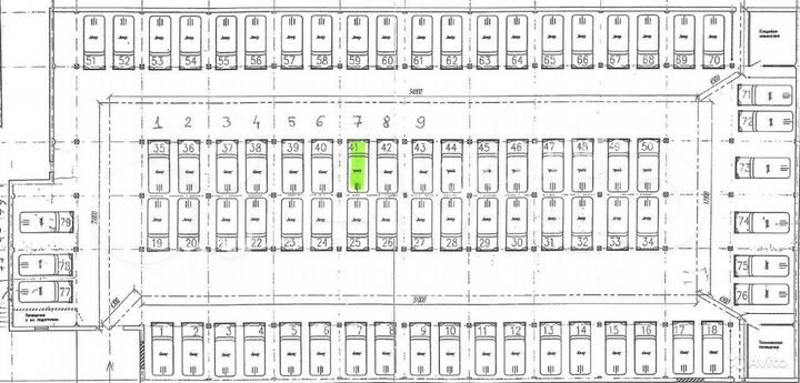 Машиноместо, 29 м²