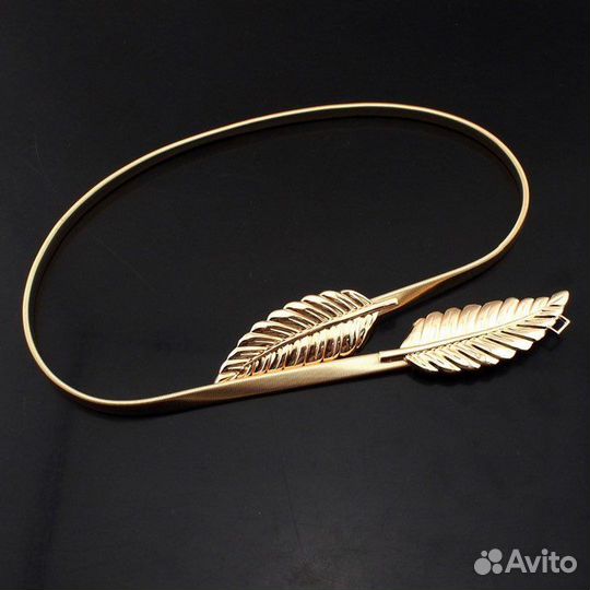 Ремешок из сплава под золото эластичный