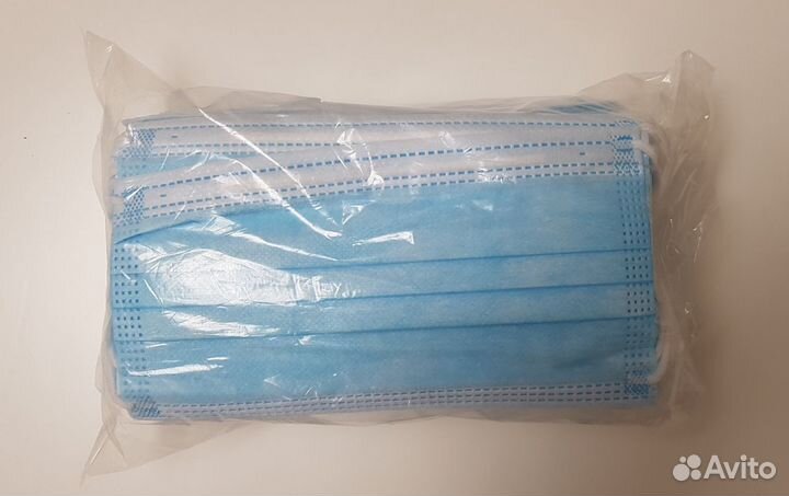 Маски медицинские, одноразовые, трёхслойные, новые