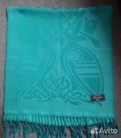 Шарф/палантин из тонкой шерсти