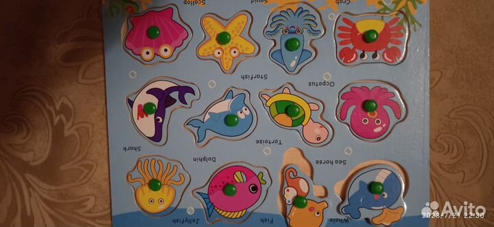 Сортер с морскими обитателями