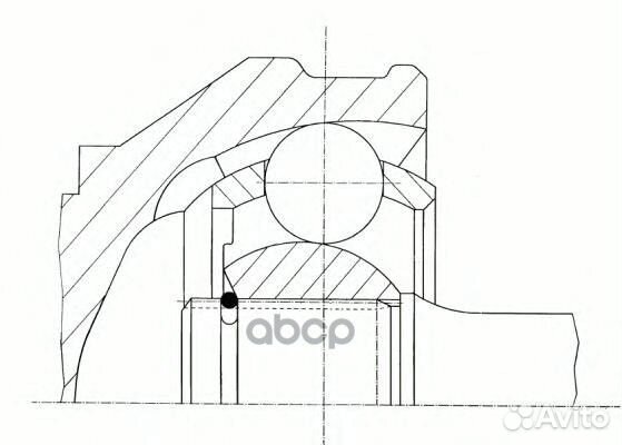 Шрус наружн к-кт toyota: auris 07- 305252 GKN