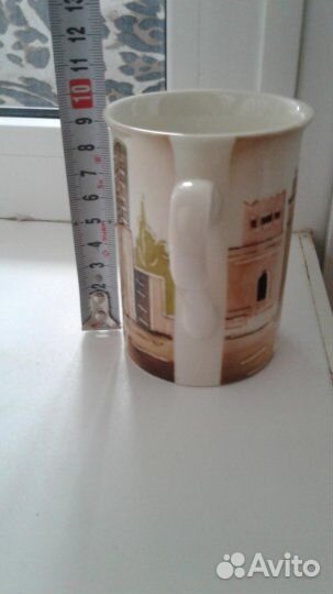 Чашка с ручкой, 350 мл. Новая