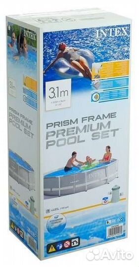 Бассейн Intex Prism Frame 26702NP, 305х76 см