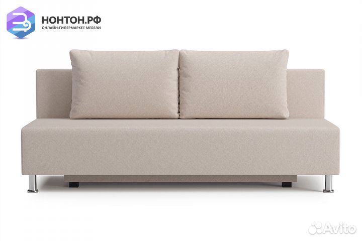 Диван еврокнижка Канна светло-бежевый