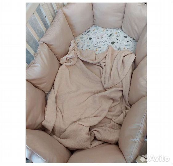 Бортики подушки ткань сатин под изготовлени