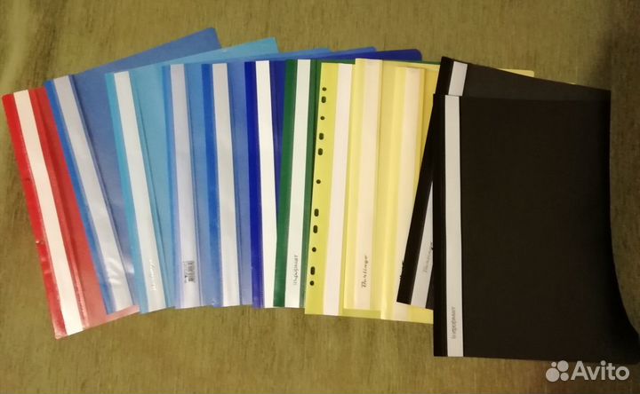 Разные папки и скоросшиватели