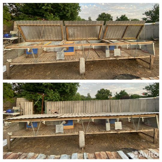 Клетки для кроликов б/у