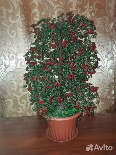 Деревья из бисера