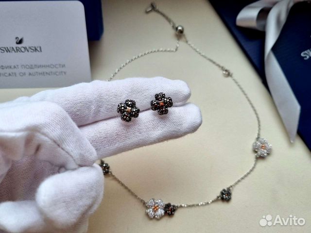 Чокер и серьги Latisha Swarovski оригинал