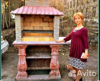 Мангал из шамотного кирпича для дачи и дома