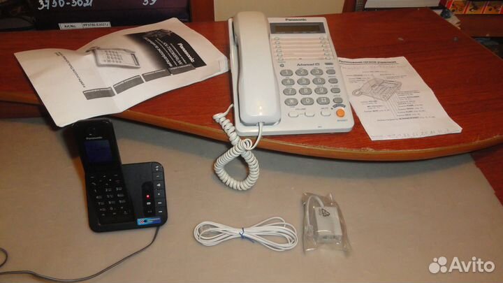 Телефон panasonic KX-TS2365\ tgha20-радио-2шт