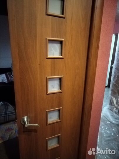 Межкомнатные двери бу 60 см с коробкой
