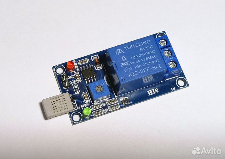 Реле 5V с регулируемым датчиком влажности HR202
