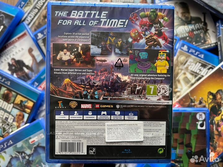 Диск Lego Marvel Super Heroes 2 PS4 Новый