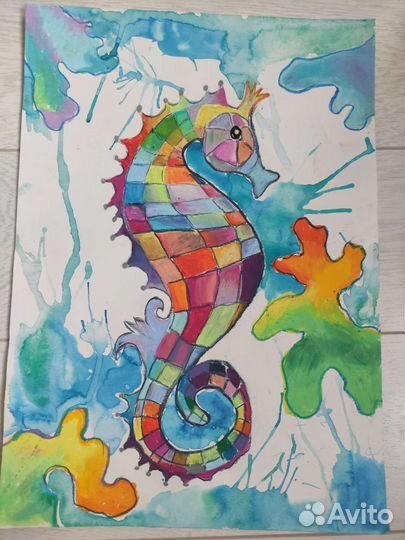 Картина красками