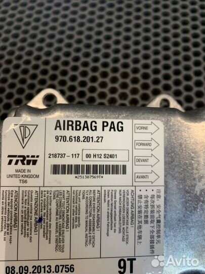 Блок управления SRS Porshe Panamera 970 рест cwaa