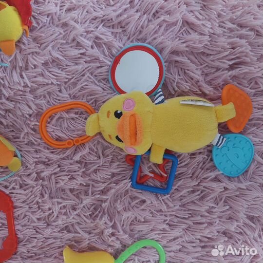 Игрушки пакетом(грызунки,развивашки,круг и др)