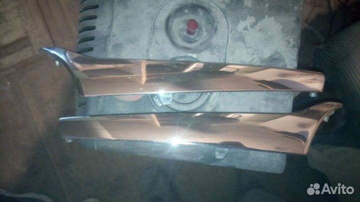 Накладка решетки радиатора хендай солярис